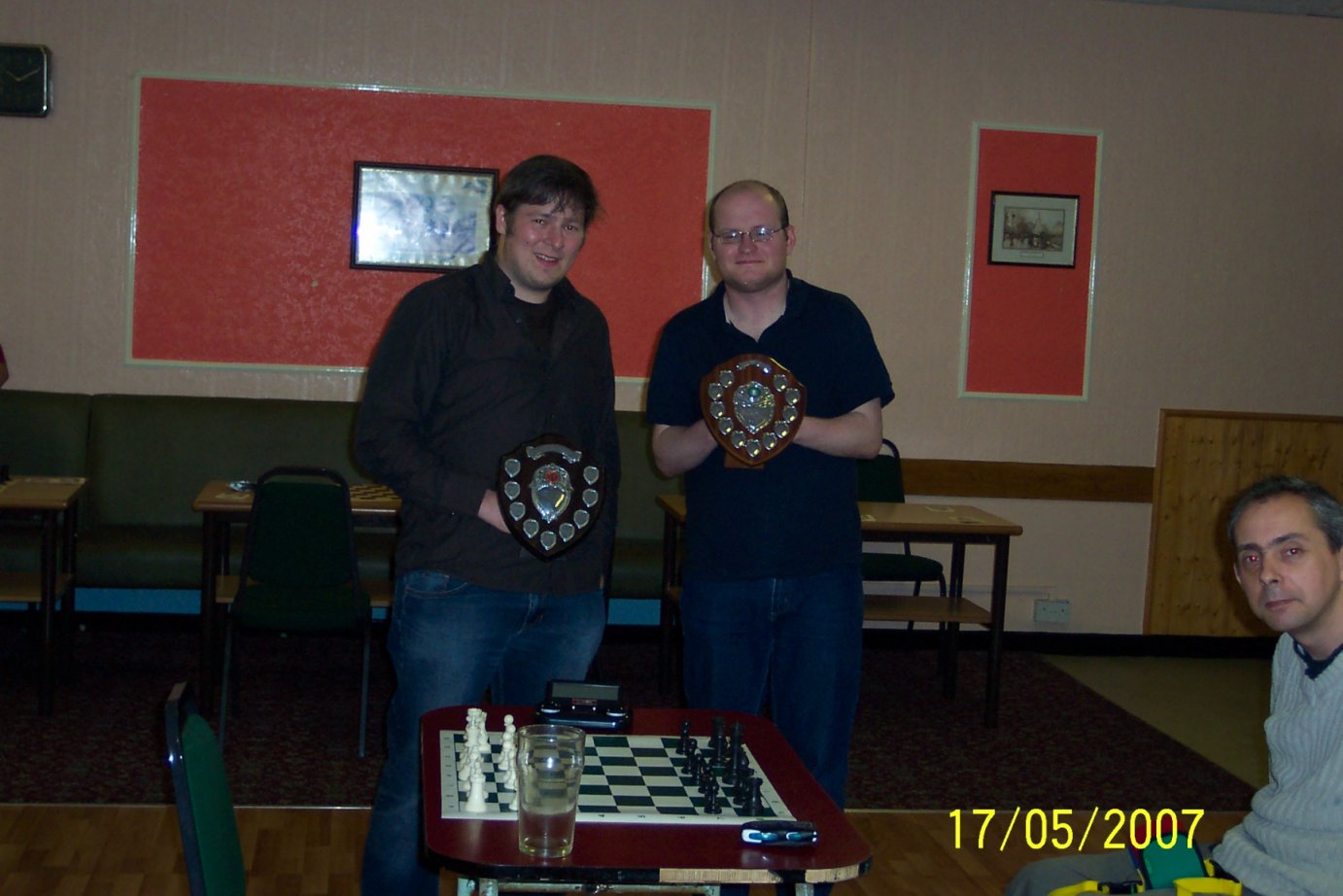 Dominic Bader and Rob Parker, Major and U100 club Blitz 10 winners respectively