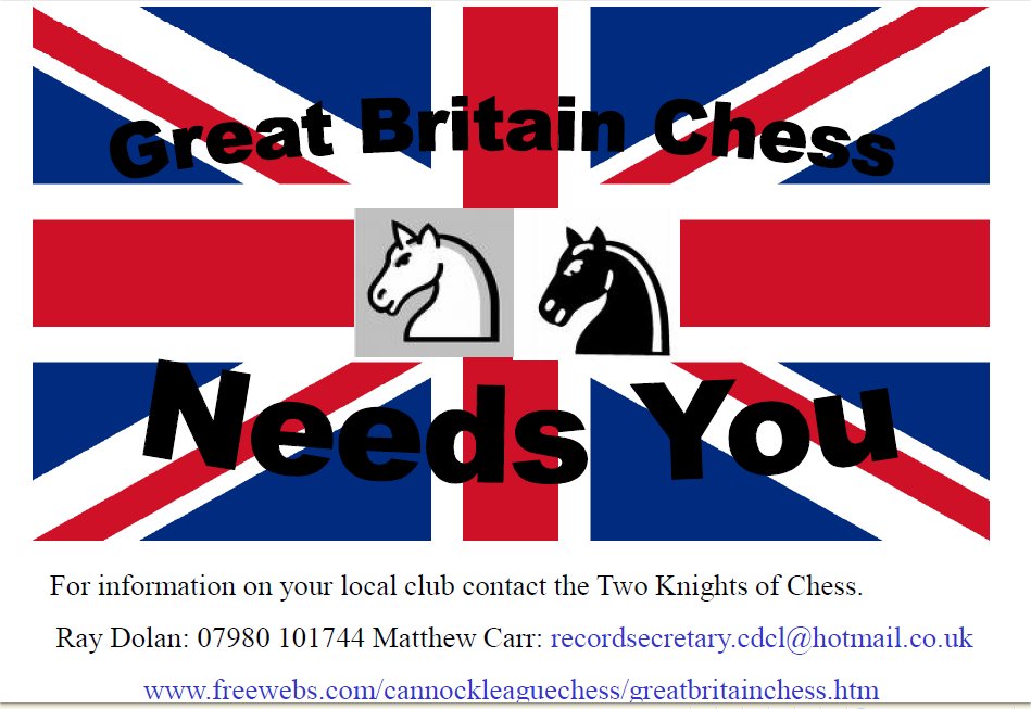 Great Britain Chess Needs You.  Click to go to Great Britain Chess Needs You!! section of the Cannovk League website